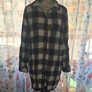 Victoria Secret  Black and White Plaid